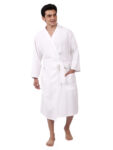 Waffle Bathrobe Mens-3