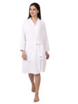 Waffle Bathrobe Womens -3